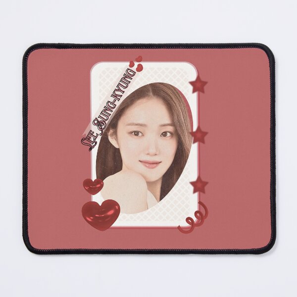 Item preview, Lee Sung-kyung (이성경) Korean actress South Korean celebrity K-drama star Korean film illustration Red Aesthetic Collage Design designed and sold by AJUNICE STUDIO.