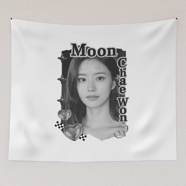 Item preview, Moon Chae-won (문채원) Korean actress South Korean celebrity K-drama star Korean film n Black and White Collage Digital Art Portrait designed and sold by AJUNICE STUDIO.