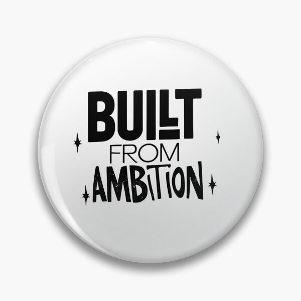 Item preview, Built From Ambition – Motivational Typography Design designed and sold by MKCREAS.