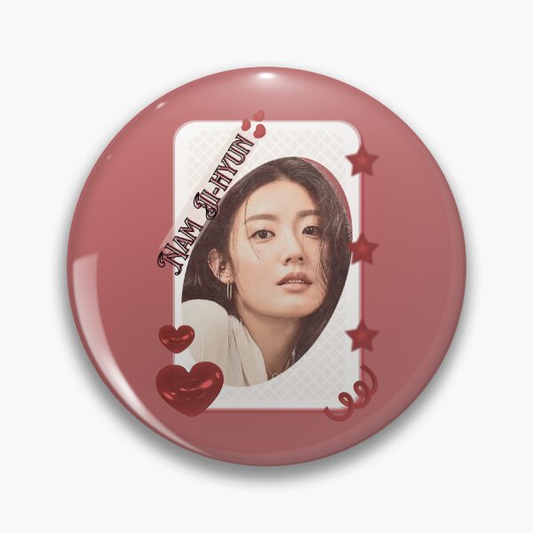 Item preview, Nam Ji-hyun (남지현) Korean actress South Korean celebrity K-drama star Korean film  illustration Red Aesthetic Collage Design designed and sold by AJUNICE STUDIO.