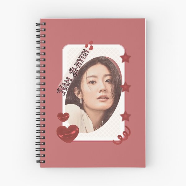 Item preview, Nam Ji-hyun (남지현) Korean actress South Korean celebrity K-drama star Korean film  illustration Red Aesthetic Collage Design designed and sold by AJUNICE STUDIO.