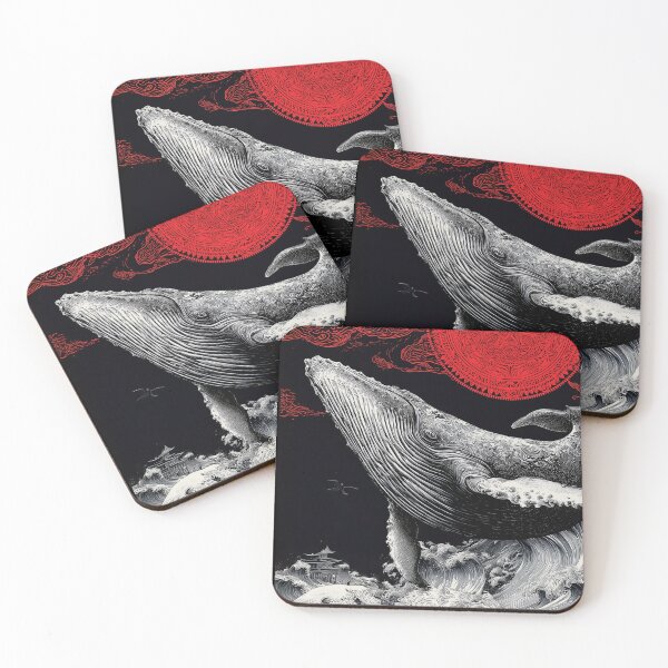 Item preview, Whale Ascendant – Surreal Ocean Beast  designed and sold by Mystikos Art.
