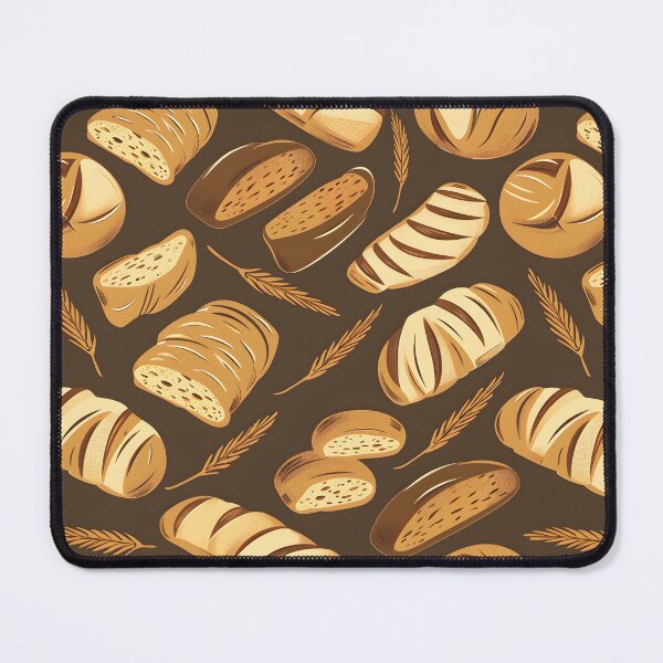 Item preview, Sourdough Bread Seamless Pattern designed and sold by palaco210.