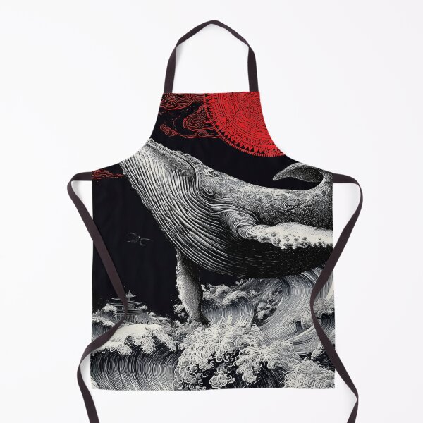 Item preview, Whale Ascendant – Surreal Ocean Beast designed and sold by Mystikos Art.