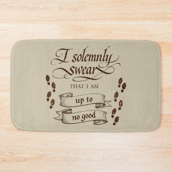 Item preview, I Solemnly Swear – Mischief Oath Typography designed and sold by agearb.