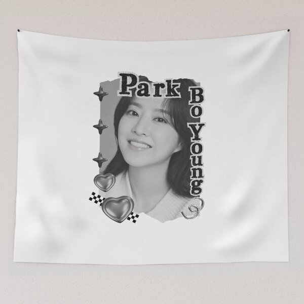 Item preview, Park Bo-young (박보영) Korean actress South Korean celebrity K-drama star Korean film n Black and White Collage Digital Art Portrait designed and sold by AJUNICE STUDIO.