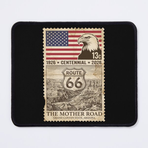 Item preview, Route 66 Grand Canyon State - Centennial Eagle Stamp Graphic designed and sold by G350.