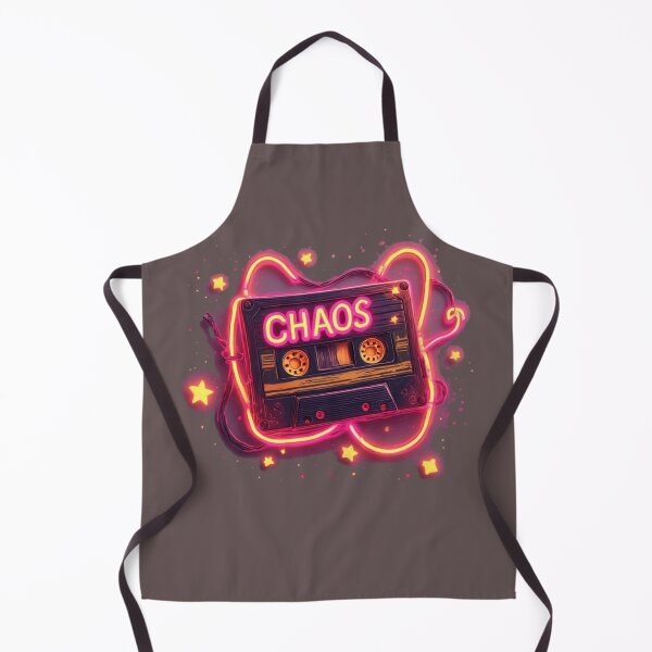 Item preview, Retro Chaos Cassette – 80s Neon Vibe for ADHD & Gen X designed and sold by Shift-Bloom.