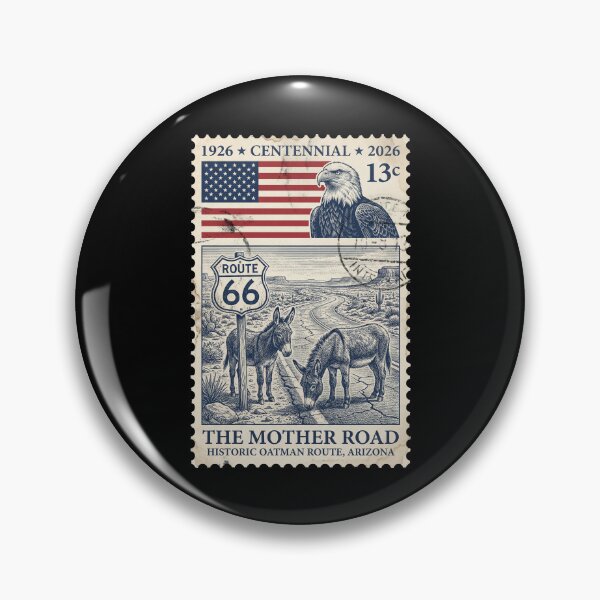 Item preview, Route 66 Historic Oatman Burros - Arizona Centennial Stamp designed and sold by G350.