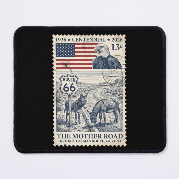 Item preview, Route 66 Historic Oatman Burros - Arizona Centennial Stamp designed and sold by G350.
