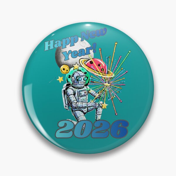 Item preview, Retro Robot New Year 2026 t-shirt designed and sold by Kikaytv.com.