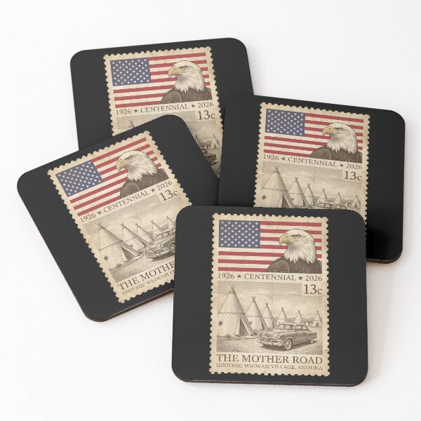 Item preview, Route 66 Historic Wigwam Village - Arizona Vintage Stamp Design designed and sold by G350.