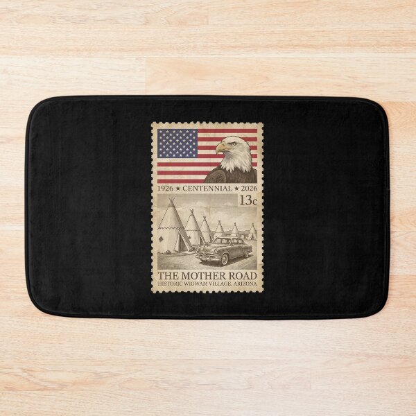 Item preview, Route 66 Historic Wigwam Village - Arizona Vintage Stamp Design designed and sold by G350.