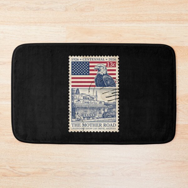 Item preview, Route 66 Legendary Snow Cap Drive-In - Arizona Retro Stamp designed and sold by G350.