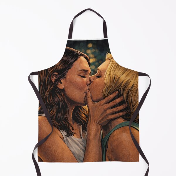 Item preview, Passionate kiss between Carol and Zosia (fan art) designed and sold by PopCultureAndStuff.
