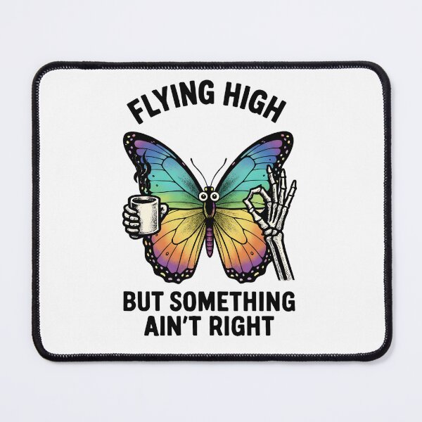 Item preview, Funny butterfly image, with funny slogan designed and sold by lucyinspace.