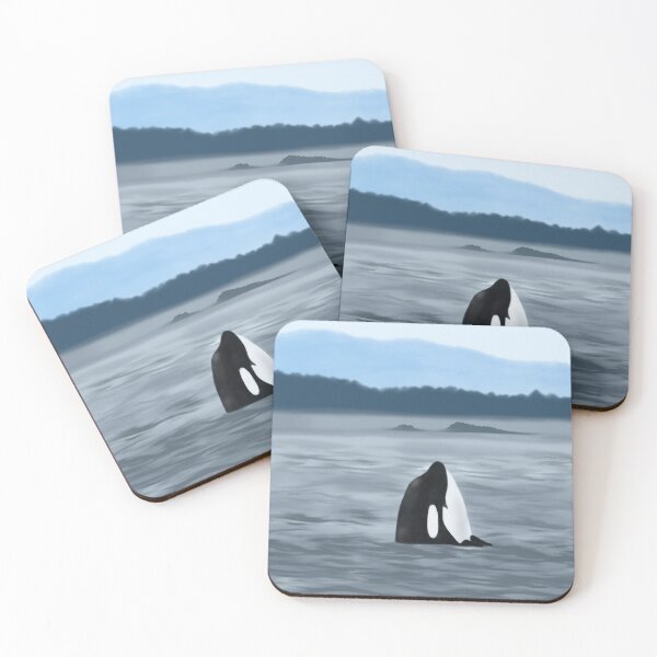Item preview, Spyhopping Orca in the Mist designed and sold by MirelaBadea.