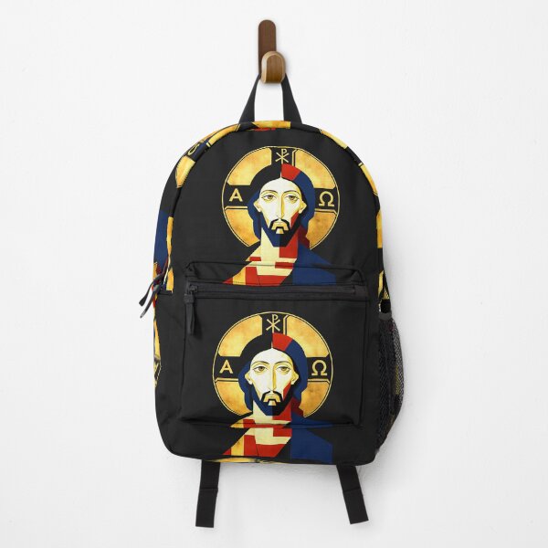 Item preview, Alpha & Omega Modern Icon (Bauhaus Christ Portrait) designed and sold by Sanctum Icons.