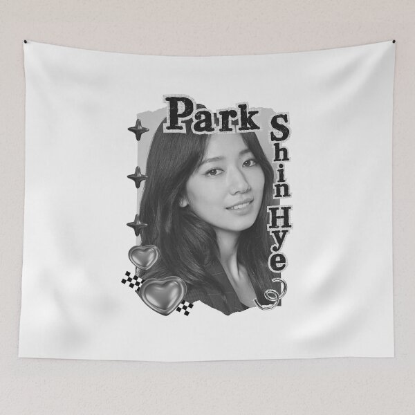 Item preview, Park Shin-hye (박신혜) Korean actress South Korean celebrity K-drama star Korean film n Black and White Collage Digital Art Portrait designed and sold by AJUNICE STUDIO.