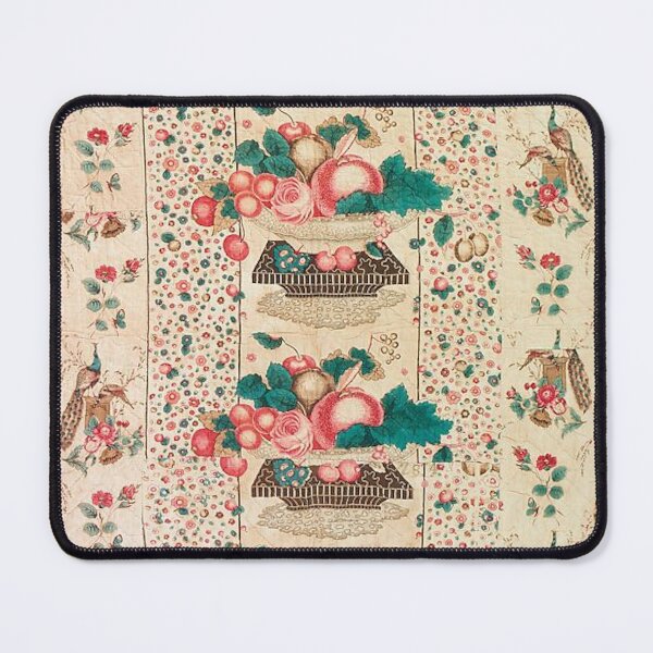 Item preview, Vintage Strip Pattern Quilt with Fruit designed and sold by AnimaliaStar.