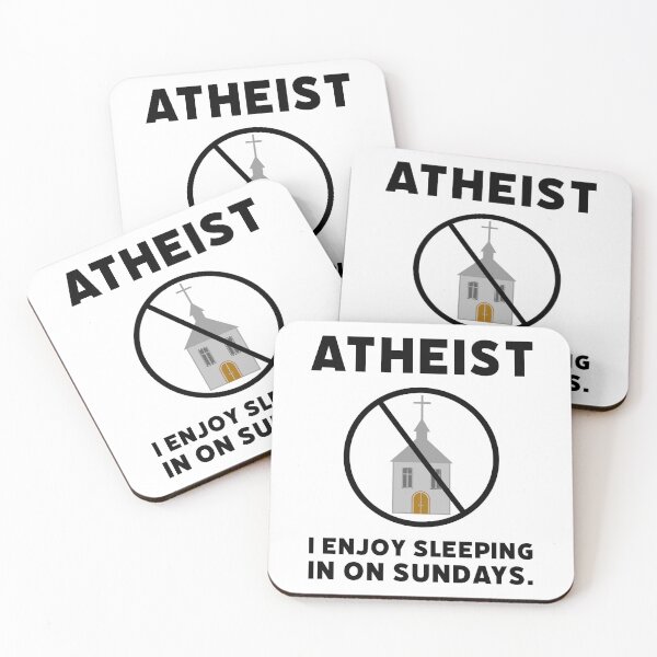 Item preview, Atheist I enjoy sleeping in on Sundays.  designed and sold by Rachel the Artist .
