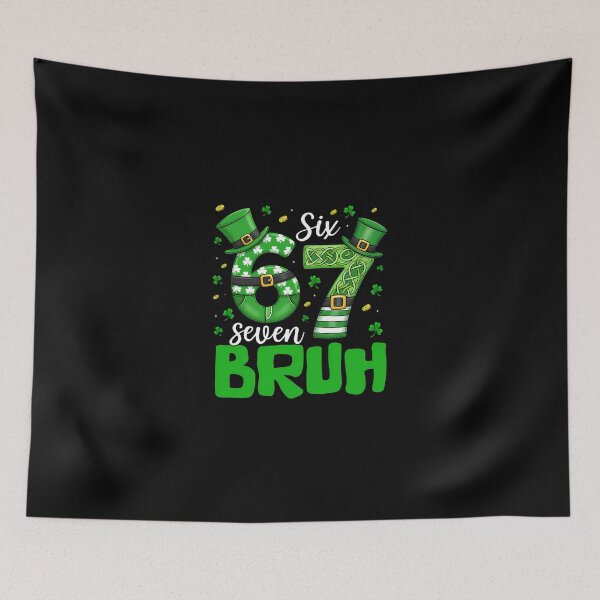 Item preview, Bruh 67 Meme Six Seven For Kids Boys Girls St Patricks Day  designed and sold by Intomindfood.