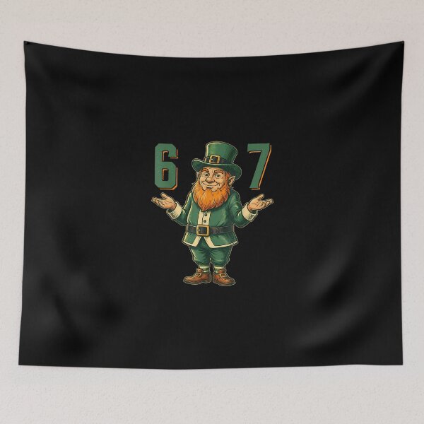 Item preview, 67 Six Seven Funny 6 7 Meme St Patricks Day Leprechaun 67 designed and sold by Intomindfood.
