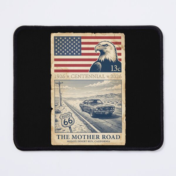 Item preview, Route 66 Mojave Desert Run - California Muscle Car Stamp designed and sold by G350.