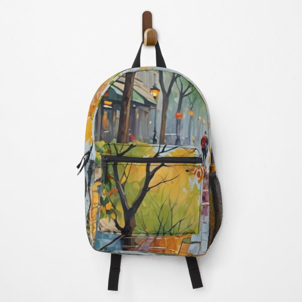 Item preview, Rain Washed Autumn City Walk designed and sold by LumAIere.com.