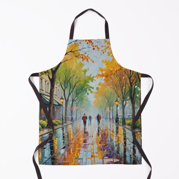 Item preview, Rain Washed Autumn City Walk designed and sold by LumAIere.com.