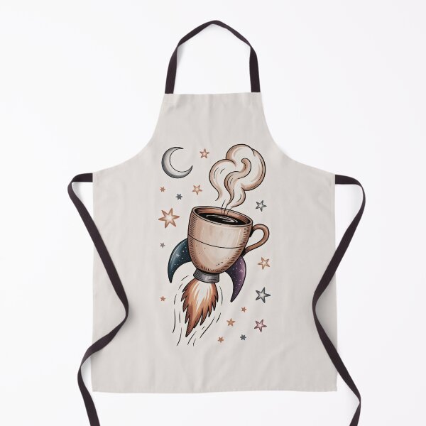 Item preview, Coffee Rocket – Minimal Space Coffee Illustration designed and sold by Pluto ⭐️.