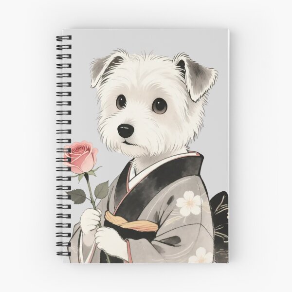 Item preview,  Kimono Rose Dog- Westie designed and sold by Avalon Art.