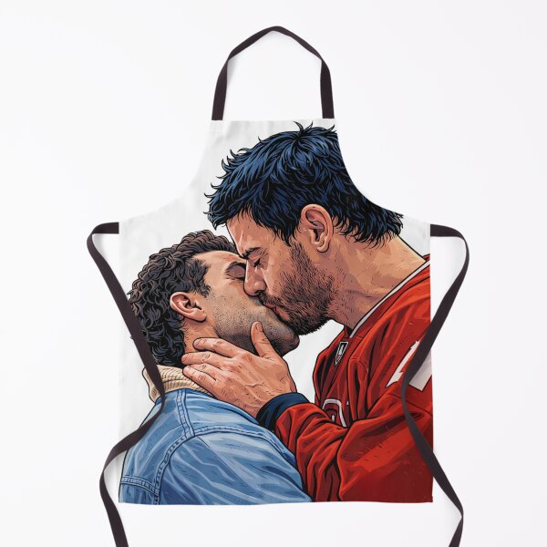 Item preview, Scott and Kip kiss passionately (fan art) designed and sold by PopCultureAndStuff.