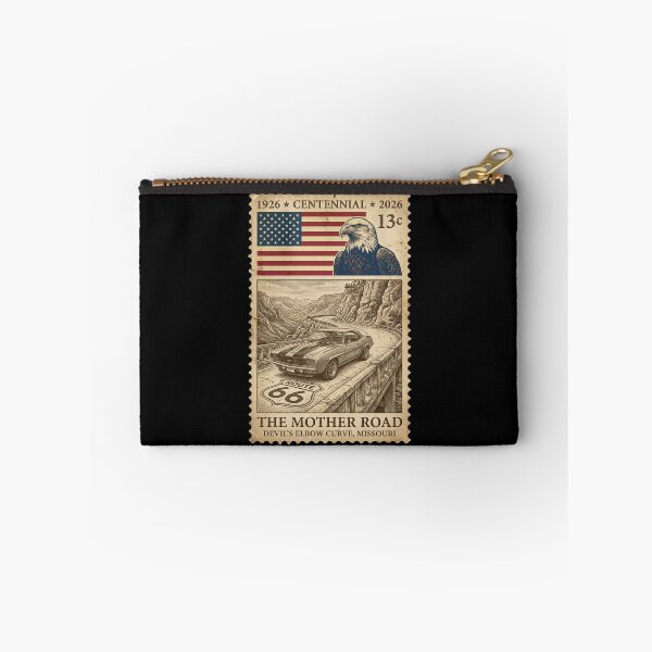 Item preview, Route 66 Devil's Elbow Curve Missouri - Vintage Car Stamp designed and sold by G350.