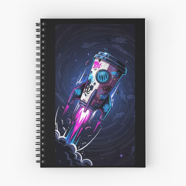 Item preview, Coffee Rocket – Street Style Space Coffee Art designed and sold by Pluto ⭐️.