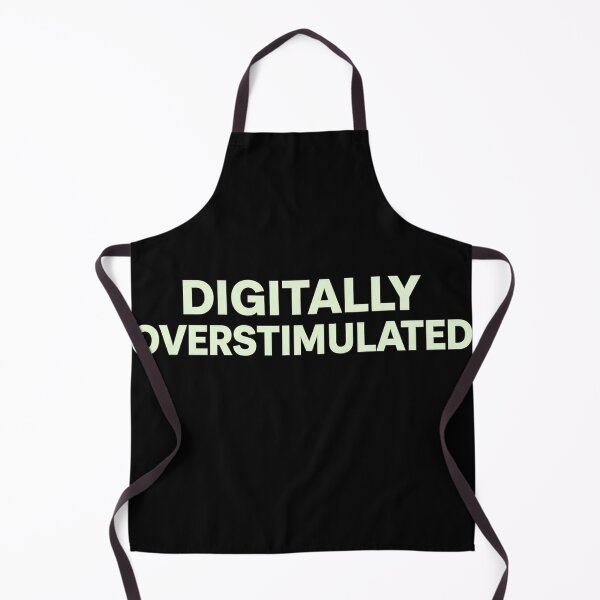 Item preview, Digitally Overstimulated – Minimalist Internet Burnout Typography designed and sold by AddictiveDesign.