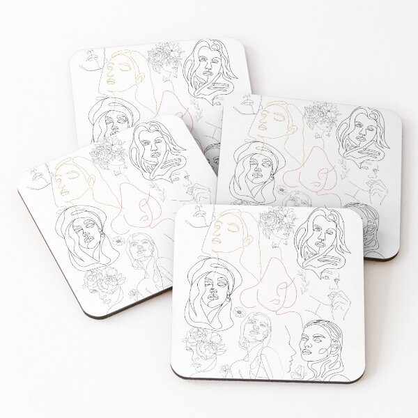 Item preview, Elegant Feminine Line Art Collection designed and sold by velvetskyco.