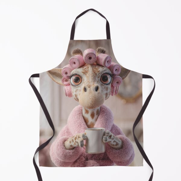 Item preview, Giraffe with Curlers designed and sold by Elisabeth Lucas.