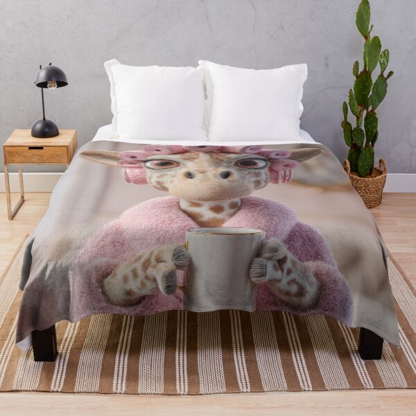 Item preview, Giraffe with Curlers designed and sold by Elisabeth Lucas.