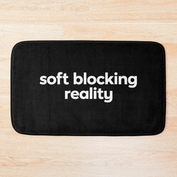 Item preview, Soft Blocking Reality – Digital Burnout Minimal Typography Design designed and sold by AddictiveDesign.
