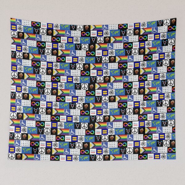 Item preview, Inclusive Equality Diversity Flags Print designed and sold by BeJolley.