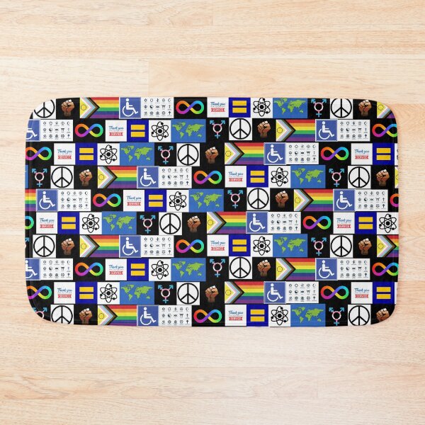 Item preview, Diversity Equity and Inclusion Flags Pattern designed and sold by BeJolley.