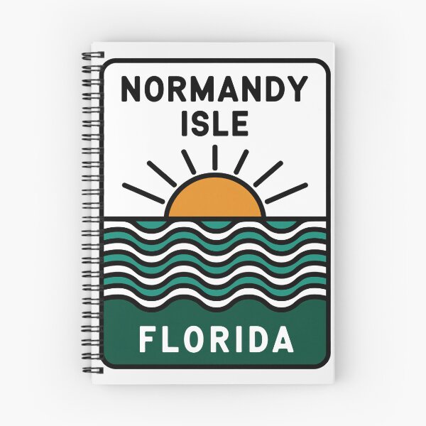 Item preview, Normandy Isle Florida - Beach Sign designed and sold by TheOldMittenIllustrated.