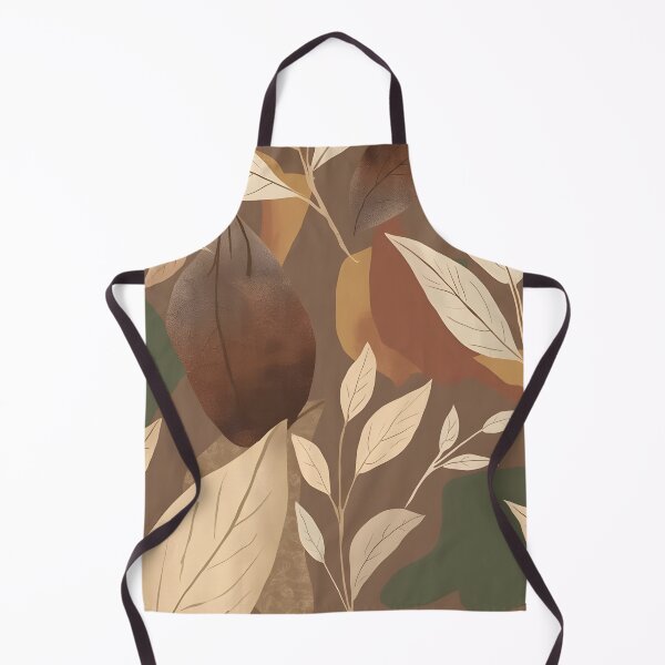 Item preview, Earthy botanical pattern with abstract organic shapes designed and sold by VibranPalette.