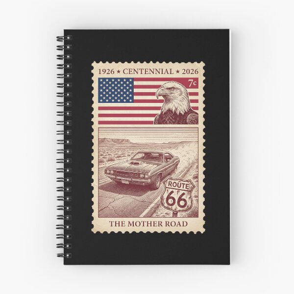 Item preview, Route 66 Centennial Muscle Car Stamp - Desert Dust Storm designed and sold by G350.