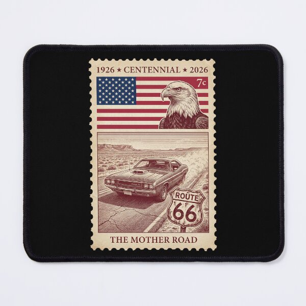 Item preview, Route 66 Centennial Muscle Car Stamp - Desert Dust Storm designed and sold by G350.