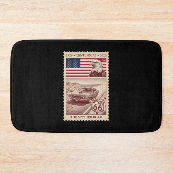 Item preview, Route 66 Centennial Muscle Car Stamp - Desert Dust Storm designed and sold by G350.