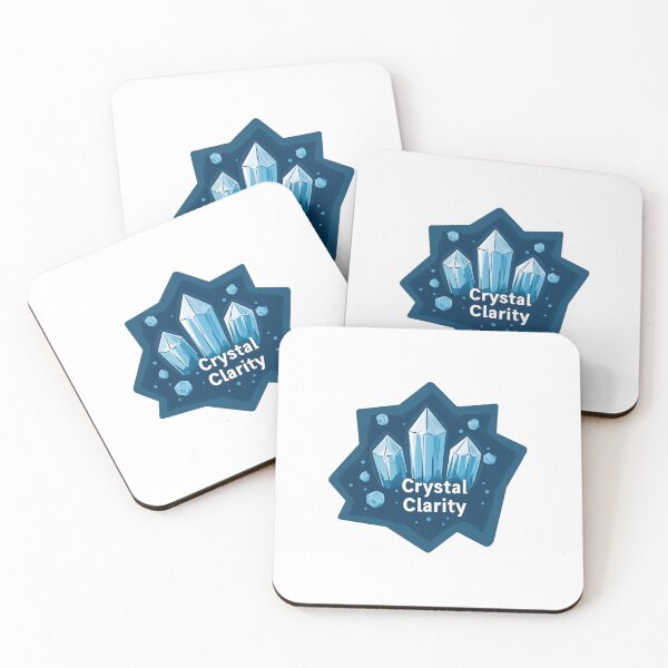 Item preview, Blue Crystal Clarity Minimal Reward Badge designed and sold by FWLKIT.