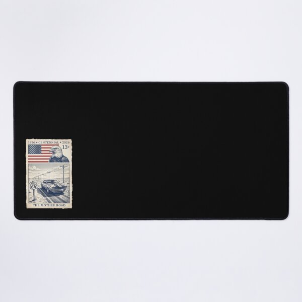 Item preview, Route 66 Endless Highway - Classic Muscle Car Stamp Art designed and sold by G350.