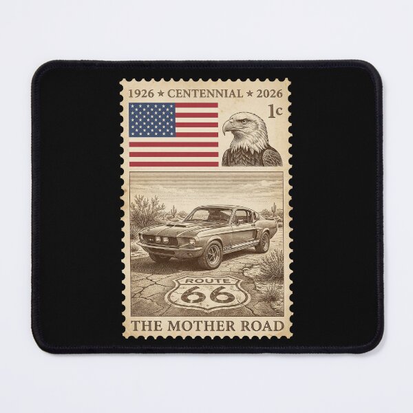 Item preview, Route 66 Fastback Legend - Centennial Muscle Car Stamp designed and sold by G350.